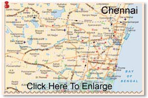 chennai city map